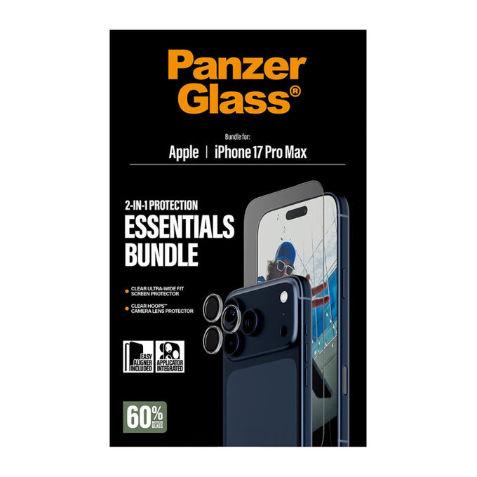 Bundle Essentials 2v1 pre iPhone 17 Pro Max, PanzerGlass