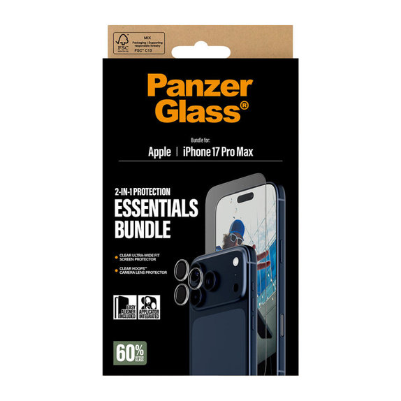 Bundle Essentials 2v1 pre iPhone 17 Pro Max, PanzerGlass