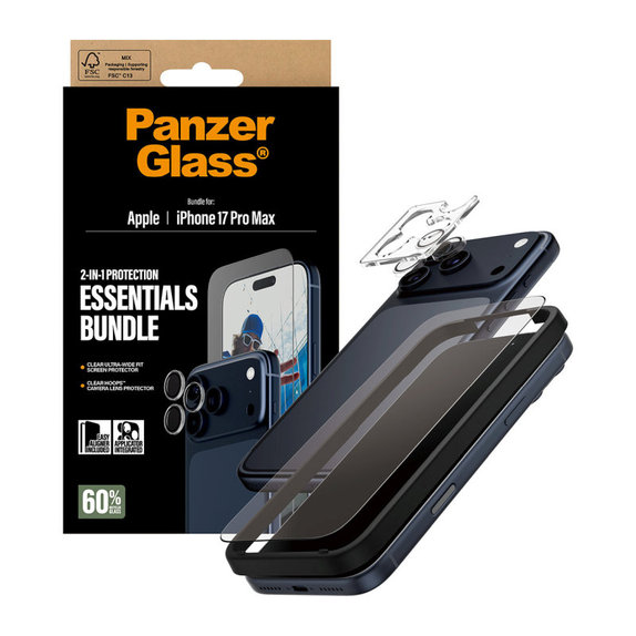 Bundle Essentials 2v1 pre iPhone 17 Pro Max, PanzerGlass