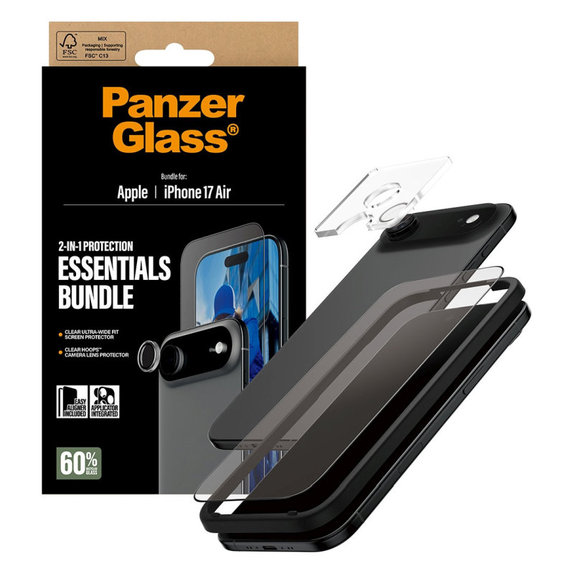 Bundle Essentials 2v1 pre iPhone 17 Air, PanzerGlass
