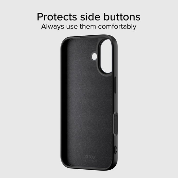 SBS - Puzdro Instinct Mag kompatibilné s MagSafe pre iPhone 17, čierna