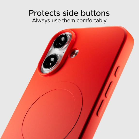 SBS - Puzdro Instinct Mag kompatibilné s MagSafe pre iPhone 17, červená