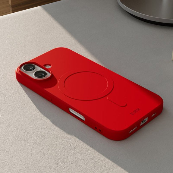 SBS - Puzdro Instinct Mag kompatibilné s MagSafe pre iPhone 17, červená