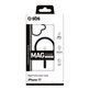 SBS - Puzdro Mag Frame kompatibilné s MagSafe pre iPhone 17, čierna