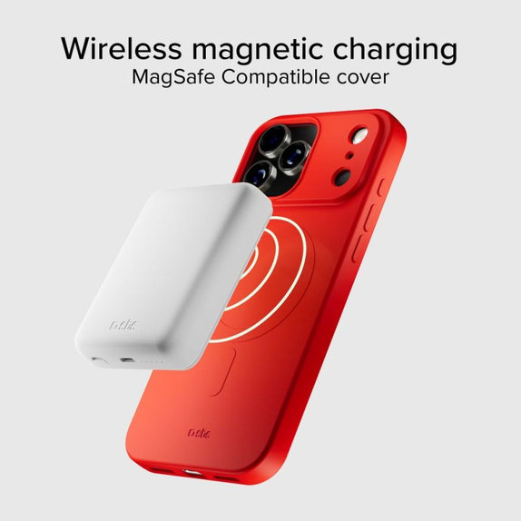 SBS - Puzdro Instinct Mag kompatibilné s MagSafe pre iPhone 17 Pro, červená