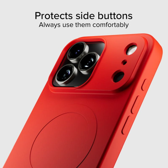 SBS - Puzdro Instinct Mag kompatibilné s MagSafe pre iPhone 17 Pro, červená