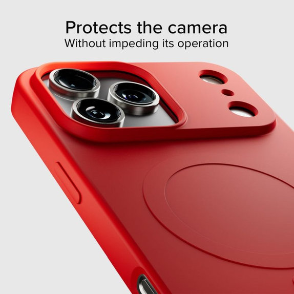 SBS - Puzdro Instinct Mag kompatibilné s MagSafe pre iPhone 17 Pro, červená