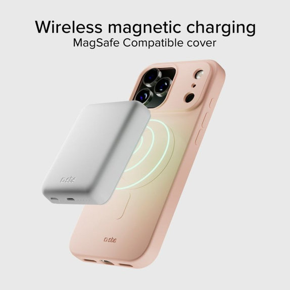 SBS - Puzdro Instinct Mag kompatibilné s MagSafe pre iPhone 17 Pro Max, ružová