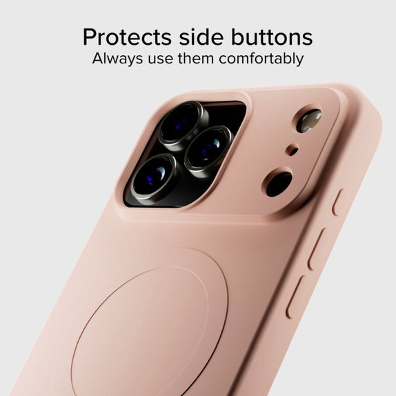 SBS - Puzdro Instinct Mag kompatibilné s MagSafe pre iPhone 17 Pro Max, ružová