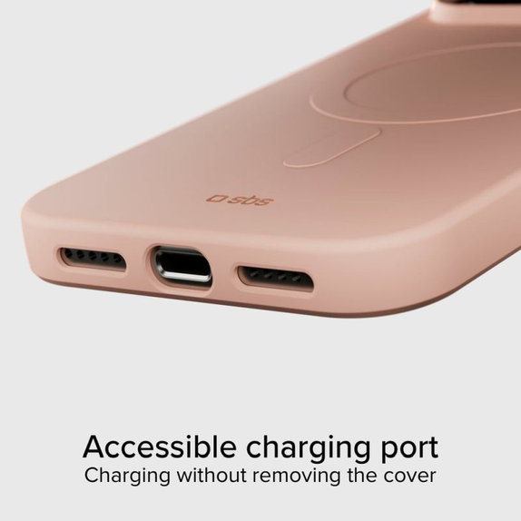SBS - Puzdro Instinct Mag kompatibilné s MagSafe pre iPhone 17 Pro Max, ružová