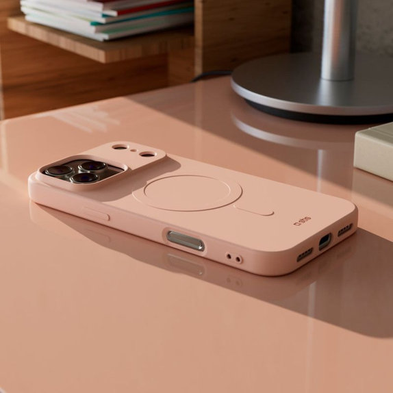 SBS - Puzdro Instinct Mag kompatibilné s MagSafe pre iPhone 17 Pro Max, ružová