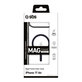 SBS - Puzdro Mag Frame kompatibilné s MagSafe pre iPhone Air, čierna
