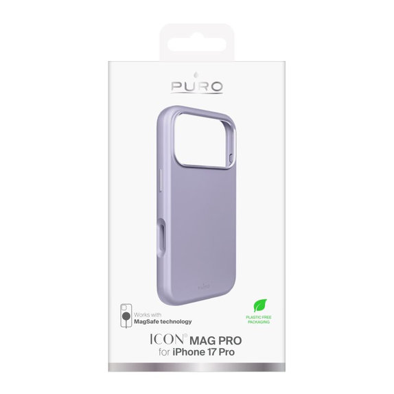 PURO - Puzdro ICON MAG PRO s MagSafe pre iPhone 17 Pro, ružová