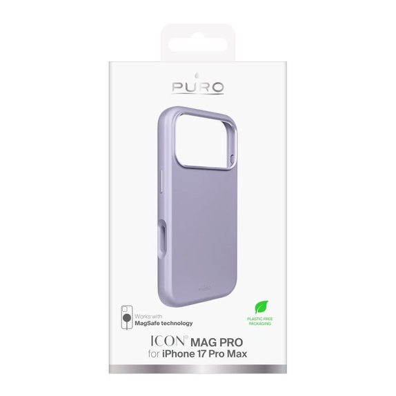 PURO - Puzdro ICON MAG PRO s MagSafe pre iPhone 17 Pro Max, ružová