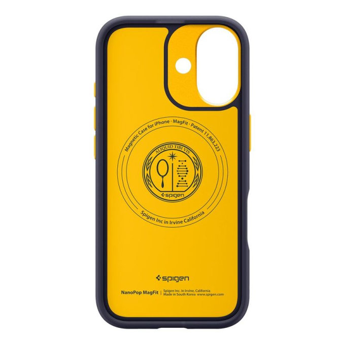 Spigen - Puzdro Nano Pop s MagSafe pre iPhone 17, Blueberry Navy