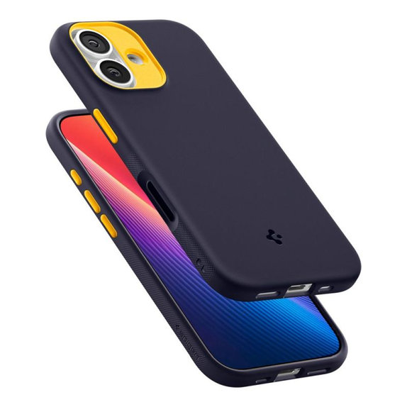 Spigen - Puzdro Nano Pop s MagSafe pre iPhone 17, Blueberry Navy
