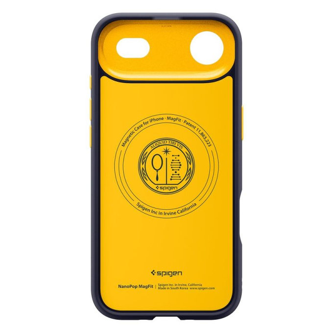 Spigen - Puzdro Nano Pop s MagSafe pre iPhone 17 Air, Blueberry Navy