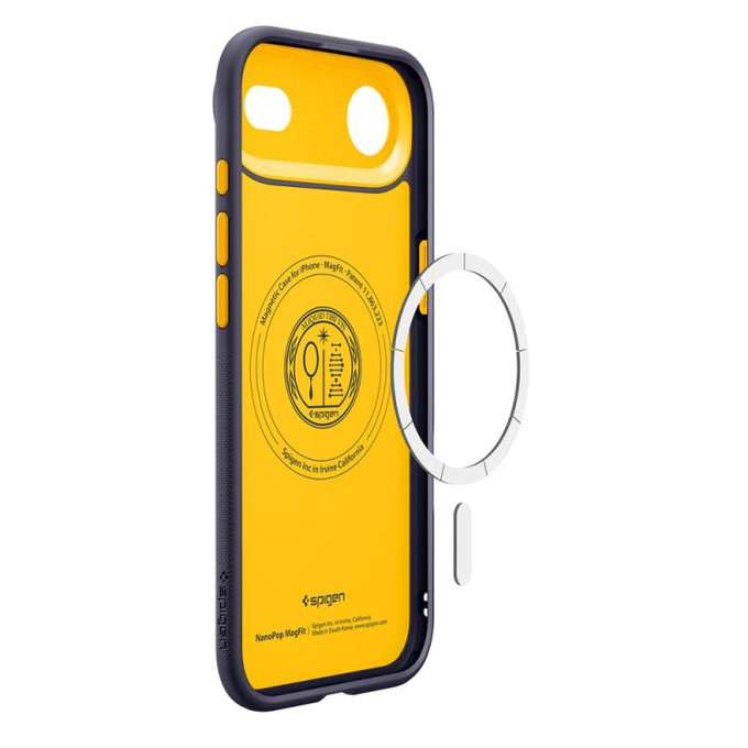 Spigen - Puzdro Nano Pop s MagSafe pre iPhone 17 Air, Blueberry Navy