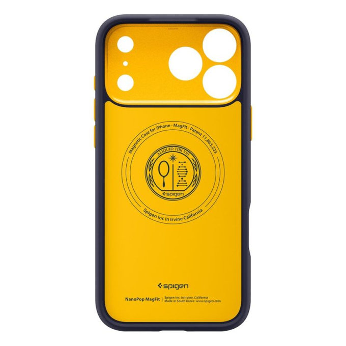Spigen - Puzdro Nano Pop s MagSafe pre iPhone 17 Pro, Blueberry Navy