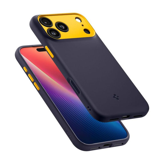 Spigen - Puzdro Nano Pop s MagSafe pre iPhone 17 Pro, Blueberry Navy