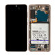 Samsung Galaxy S21 G991B - LCD Displej + Dotykové Sklo + Rám + Batéria - GH82-27254B Genuine Service Pack