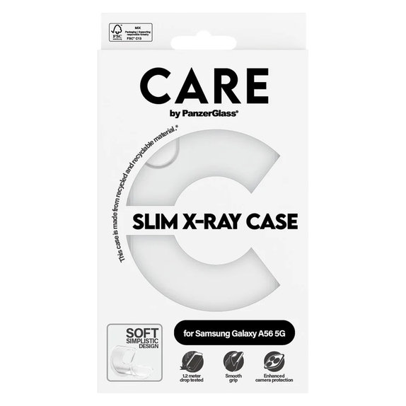 Puzdro X-Ray pre Samsung Galaxy A56 5G, Transparentná, PanzerGlass