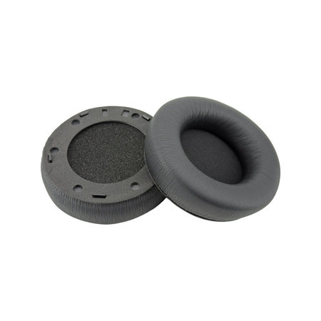 Náhradné Náušníky pre AKG Y600NC, Pamäťová pena + PU Koža, Čierne, 1 pár
