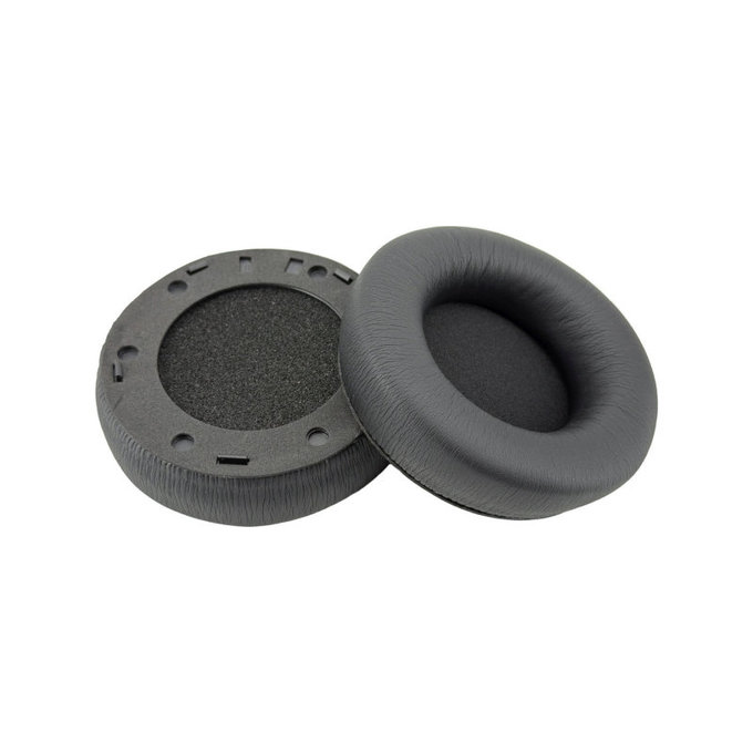 Náhradné Náušníky pre AKG Y600NC, Pamäťová pena + PU Koža, Čierne, 1 pár