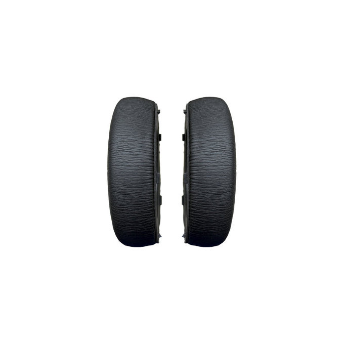 Náhradné Náušníky pre AKG Y600NC, Pamäťová pena + PU Koža, Čierne, 1 pár