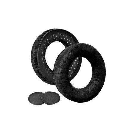 Náhradné Náušníky pre Beyerdynamic DT440, DT660, DT990 Pro, Textil, Čierne, 1 pár