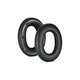 Náhradné Náušníky pre Bowers & Wilkins PX7, Pamäťová pena + PU Koža, Čierne, 1 pár