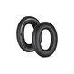 Náhradné Náušníky pre Bowers & Wilkins PX7, Pamäťová pena + PU Koža, Čierne, 1 pár