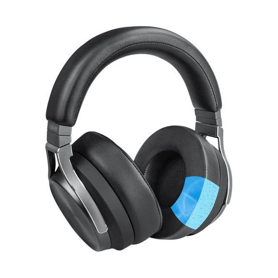 Náhradné Náušníky pre Corsair Virtuoso RGB, Pamäťová pena + Textil, Čierne, Chladivý Gél, 1 pár