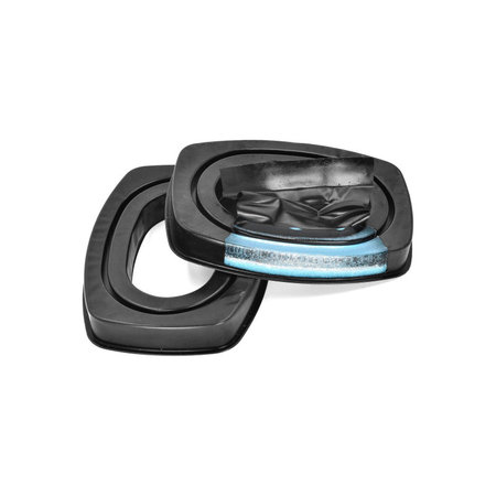 Náhradné Náušníky pre Howard Leight Impact, Pamäťová Pena + Koža, Čierne, Chladivý Gél, 1 pár