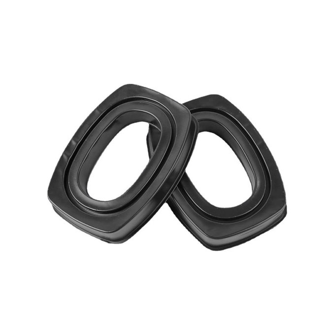 Náhradné Náušníky pre Howard Leight Impact, Pamäťová Pena + Koža, Čierne, Chladivý Gél, 1 pár