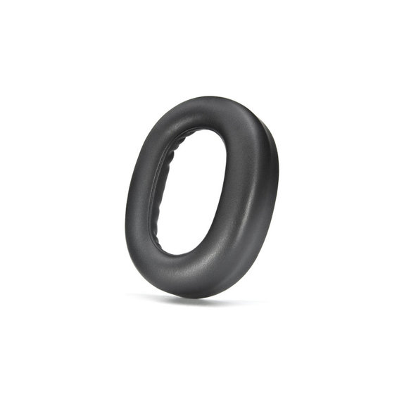 Náhradné Náušníky pre Jabra Evolve2 85 UC/MS, Pamäťová pena + Koža, Čierne, 1 pár