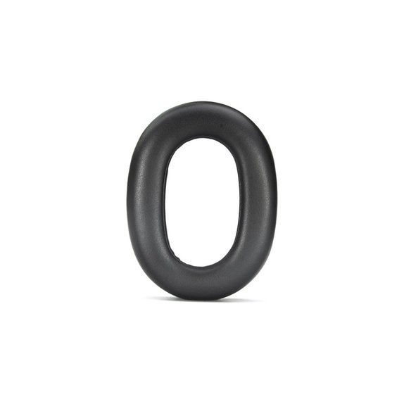 Náhradné Náušníky pre Jabra Evolve2 85 UC/MS, Pamäťová pena + Koža, Čierne, 1 pár