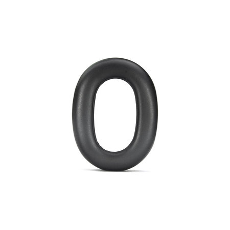 Náhradné Náušníky pre Jabra Evolve2 85 UC/MS, Pamäťová pena + Koža, Čierne, 1 pár