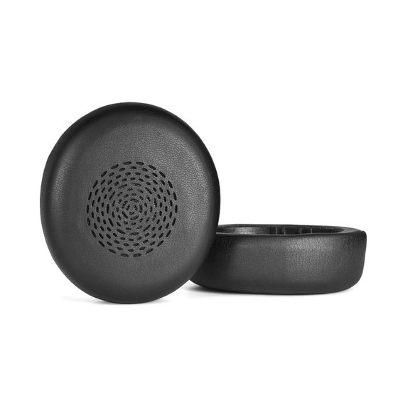 Náhradné Náušníky pre Jabra Evolve 2 75 UC/MS, Pamäťová pena + PU Koža, Čierne, 1 pár
