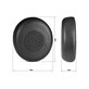 Náhradné Náušníky pre Jabra Evolve 2 75 UC/MS, Pamäťová pena + PU Koža, Čierne, 1 pár