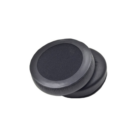Náhradné Náušníky pre JBL Synchros E50BT, Pamäťová pena + PU Koža, Čierne, 1 pár