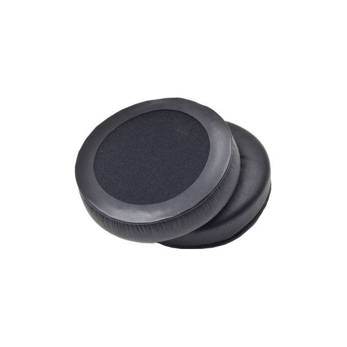 Náhradné Náušníky pre JBL Synchros E50BT, Pamäťová pena + PU Koža, Čierne, 1 pár
