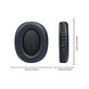 Náhradné Náušníky pre Logitech G Pro X, Pamäťová pena + PU Koža, Čierne, 1 pár