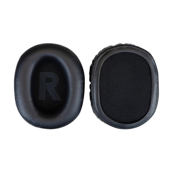 Náhradné Náušníky pre Logitech G Pro X, Pamäťová pena + PU Koža, Čierne, 1 pár