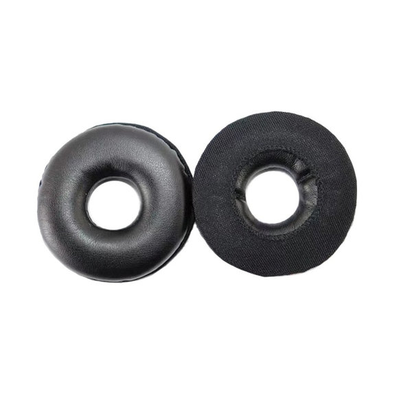 Náhradné Náušníky pre Logitech H600, H390, H609, Pamäťová pena + PU Koža, Čierne, 1 pár