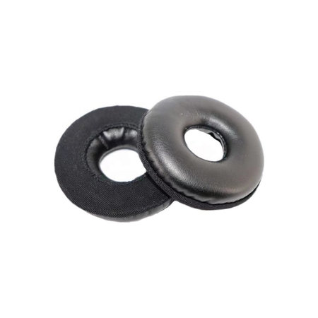 Náhradné Náušníky pre Logitech H600, H390, H609, Pamäťová pena + PU Koža, Čierne, 1 pár