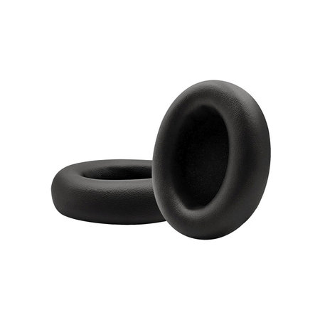Náhradné Náušníky pre Beats Studio Pro, Pamäťová pena + PU Koža, Čierne, 1 pár