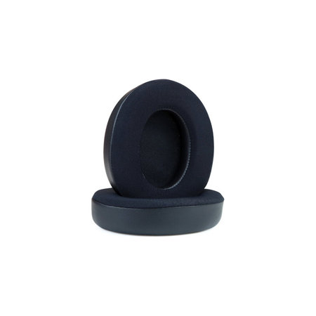 Náhradné Náušníky pre Beats Studio Pro, Pamäťová pena + Textil + Koža, Čierne, Chladivý Gél, 1 pár