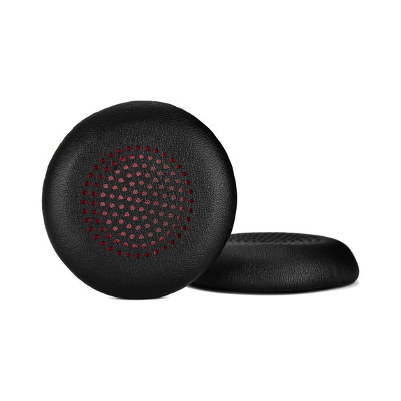 Náhradné Náušníky pre Plantronics Voyager Focus UC, PU Koža, Čierne, 1 pár