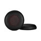 Náhradné Náušníky pre Plantronics Voyager Focus UC, PU Koža, Čierne, 1 pár